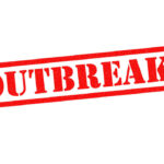 Red text indicating outbreak alert message